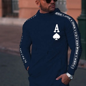 Nouveau survêtement à capuche slim personnalisé noir pour hommes avec Logo personnalisé du Pakistan fabriqué par Huzaifa Products - Product Image 6