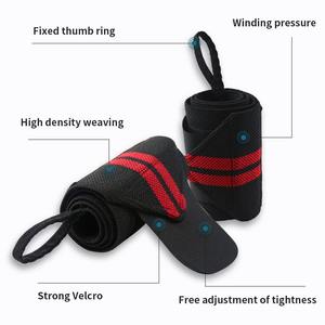 High Quality Elastic <b>Knee</b> Wraps Gym Training Comfortable Cotton Straps Custom Logo Breathable Fitness Body Building - Product Image 6