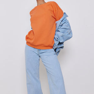 Sudadera Personalizada con Estampado Frontal, Unisex, Cuello Redondo, 100% Algodón, Forro Polar Cálido, Transpirable, Estilo Urbano, Talla Grande - Product Image 5