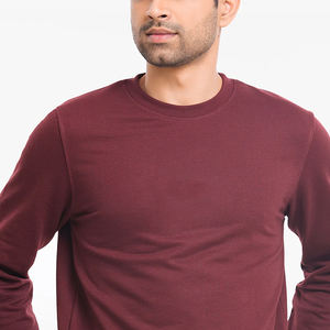 Sudadera deportiva personalizada de alta calidad 2025 para hombre, cuello redondo de lana suave de poliéster/algodón para invierno - Product Image 6