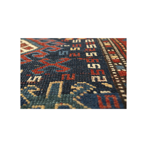 Alfombra Grande de Lana Anudada a Mano Kiaan Azul, Paem-1543, Diseño Geométrico Rectangular para el Hogar y el Pasillo, Alfombras Jaipur US - Product Image 3
