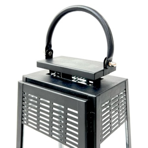 European Style <b>Black</b> Metal Indoor/Outdoor Christmas Decorations Handmade Candle Holder <b>Lanterns</b> Pillars Popular Home Decoration - Product Image 2