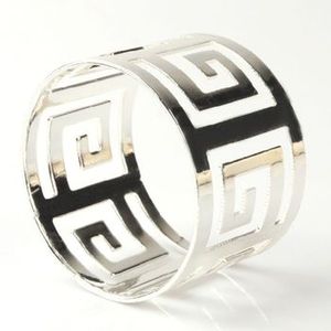 Servilletero de Metal pulido dorado grande, vajilla elegante de primera calidad de acero inoxidable, accesorios decorativos para boda en la India - Product Image 5