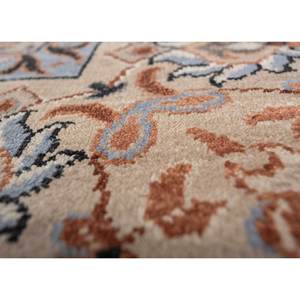 พรมขนสัตว์ถักมือสีน้ำตาลเบจ Gulnar ลายดอกไม้ขนาดใหญ่ สำหรับตกแต่งห้องนั่งเล่น ห้องโถง รูปแบบจิ๊กซอว์-EPR-1510 - Product Image 3