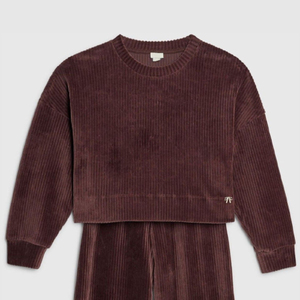 Survêtements en velours côtelé de haute qualité pour filles, designs tendance, prix bas, survêtements pour l'hiver, tissu respirant 2026 - Product Image 6