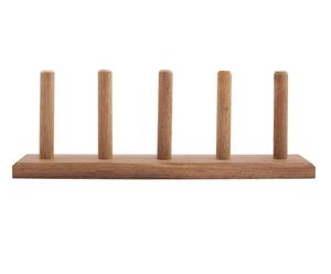 Support à fil en bois de chêne foncé, 15-3/4 pouces x 3-1/8 pouces x 5-1/2 pouces, support à fil en bois, support à fil et à coton en bois - Product Image 5