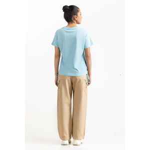 เสื้อยืดถักผู้หญิงสีฟ้า รุ่น 231-213-004 B - Product Image 3