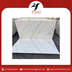 Losas de piedra de mármol blanco de Pista Natural personalizadas, pulido moderno, ideal para pisos de baño, cocina, villa, compre a buen precio - Product Image 2