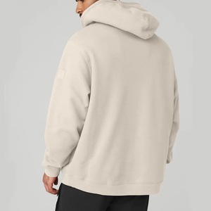 Nuevo estilo Streetwear moda gruesa logotipo bordado personalizado hombres Hip Hop Street Wear pulóver sudaderas con capucha con diseño personalizado - Product Image 5