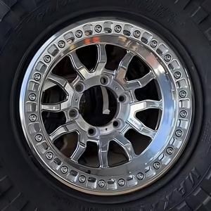 Cerchi Beadlock Personalizzati per Fuoristrada 17 Pollici 8J PCD 5*127, Cerchi Forgiati KMC GRS 4x4, Ruote Offroad per Isuzu D Max - Product Image 1