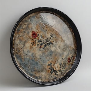 Bandeja de Hierro con Reflejo de Perla, Textura Brillante, Línea Dorada Elegante, Diseño Ligero, Estilo Art Deco para Decoración Moderna del Hogar - Product Image 5