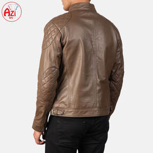 2025 hiver hommes veste en cuir utilisation extérieure col rabattu avant Logo respirant Offre Spéciale écologique - Product Image 3