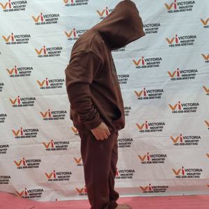 Sweats à capuche Baggy taille large imprimés en 3D grande taille pour hommes vente en gros de survêtements surdimensionnés en coton polaire bon marché thermiques respirants pour l'été - Product Image 6