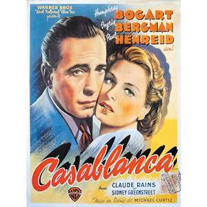 Póster de Diseño Art Deco de Casablanca para Decoración de Pared - Product Image 1