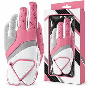 Gants de golf en cuir Cabretta pour gaucher, style tendance, poignées légères, toutes les couleurs disponibles - Product Image 1