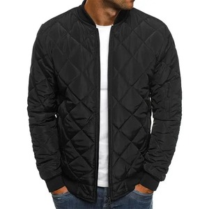 Chaqueta acolchada ligera para hombre, Parka con cuello y capucha, decoración de bolsillo, lienzo acolchado, diseño informal, nuevos modelos de invierno, promoción - Product Image 1