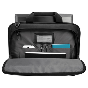 2026 Black Waterproof Polyester Laptop Briefcase with Messenger Case and Shoulder Strap - Product Image 5