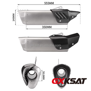 ท่อหน้าสแตนเลส GXKSAT และท่อไอเสีย<span class=keywords><strong>แบ</strong></span>บสวม M12 สำหรับ <span class=keywords><strong>Forza300</strong></span> 350 ระบบอัพเกรดสมรรถนะ - Product Image 5