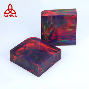 2025 Hot Phòng Thí Nghiệm Tạo Ra Chất Liệu oparex Opal olp389 Đen Đá Thô Cho Mặt Dây Chuyền Vòng Đeo Tay Vòng Cổ Bông Tai Đồ Trang Sức Làm - Product Image 5