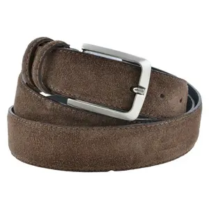 Premium top quality 3.5cm/1.37in maroon brown Cowhide Leather Belt Full Grain Leather Belt men's pin buckle Genuine Leather Belt
