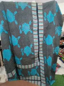 Nuevo edredón de bebé hecho a mano Kantha ropa de cama Kantha tiro pez indio bloque estampado bebé edredón Vintage Kantha - Product Image 2