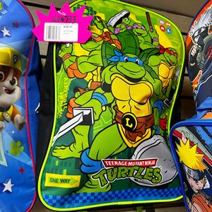 Alta 15 \ "teenager mutanti tartarughe Ninja zaino in pelle per studenti resistente poliestere nuovo personaggio dei cartoni animati per uso scolastico - Product Image 1