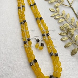 Lo mejor de 2023 Collar de resina Cuentas Collar de cuentas de oración tibetana Hecho a mano al mejor precio al por mayor Hecho EN LA India - Product Image 5