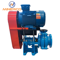 Pompe centrifuge à boue horizontale Minerco Chine haute pression 6/4D-MH pour traitement minier, connexion à bride, style français