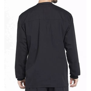 Veste de gommage solide d'échauffement à bouton OEM pour hommes, vêtements de travail médicaux, uniforme d'infirmière et d'hôpital - Product Image 6