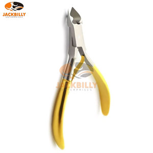 Pince à cuticules en acier inoxydable de qualité supérieure Jackbilly Enterprises, demi-or, coupe-ongles, coupe-ongles, 10 cm, lame pointue, lame droite - Product Image 4