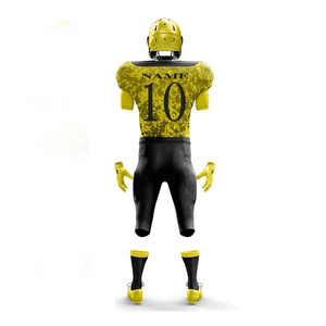 Ensembles de maillots de football américain pour adultes, courts, personnalisés, sublimation, matière extensible légère, respirante, confort athlétique, séchage rapide - Product Image 3