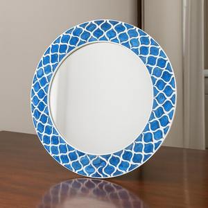 Handmade Decor Decorative Bone Inlay Design For Home Or <b>Bathroom</b> Luxury Wall <b>Mirror</b> Frame Wall Mounted <b>Hanging</b> <b>Mirror</b> Usage Item - Product Image 4