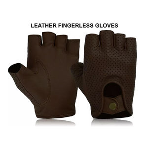 Guantes de Ciclismo Unisex de Medio Dedo, Guantes de Cuero para Hombre y Mujer, Aptos para Esquí, Resistentes a los Golpes, Transpirables, para Deportes de Montaña - Product Image 4