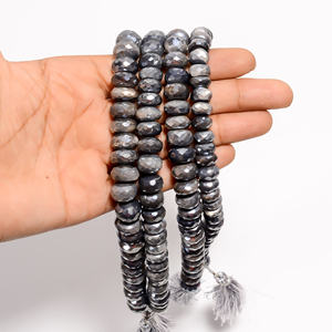 <b>Moonstone</b> Beads, Coated <b>Moonstone</b> Rondelle Faceted Beads, Coated <b>Moonstone</b> Gemstone Beads, <b>Moonstone</b> Beads For Jewelry Making, - Product Image 2