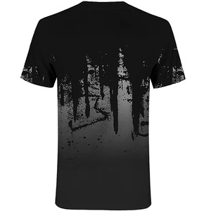 Personalizar gran oferta tela 100% algodón 230 Gsm lavado ácido hombres dos piezas Conjunto de camiseta de talla grande conjuntos cortos para hombres - Product Image 4