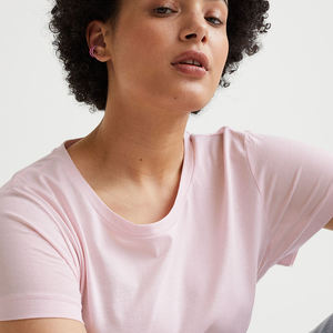 Camiseta personalizada Mad New Loose Plus-Size para mujer Camiseta 100% algodón para mujer con logotipo personalizado, transpirable, diseño - Product Image 3