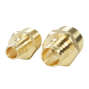 Betterway sortie d'usine vente en gros flexible en laiton pex multi-rainure té et joint d'accouplement pour la plomberie et les tuyaux en PE - Product Image 2