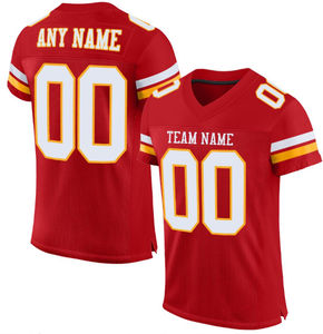 Vente en gros de T-shirts en maille de meilleure qualité Maillot de football américain Imprimé par sublimation Streetwear Maillot surdimensionné à manches quarts - Product Image 1