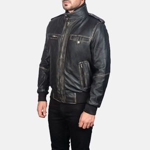Veste de style de vie pour homme en cuir véritable personnalisée, imperméable, respirante, écologique, à séchage rapide, avec fermeture frontale, pour l'hiver et la protection. - Product Image 5
