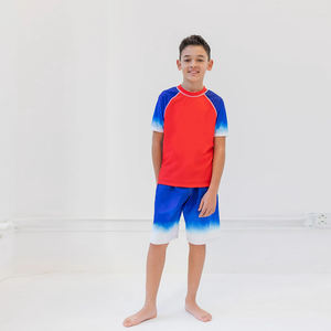 Camiseta de Compresión Deportiva de Alta Calidad, Transpirable y Ecológica para Niños, Fabricada con Spandex y Poliéster, Cómoda para Fitness - Product Image 3