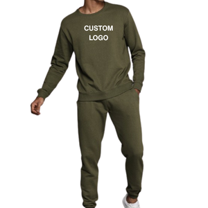 Ensemble d'hiver en velours côtelé pour hommes, deux pièces en coton de qualité supérieure, tenue décontractée douce et chaude, service OEM pour commandes en gros - Product Image 1