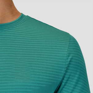 High Quality Cotton T-Shirt Heavyweight Regular Fit O-Neck Casual Streetwear Summer Fashion Blank Tee Front Logo Quick Dry <b>Men's</b> - Product Image 6