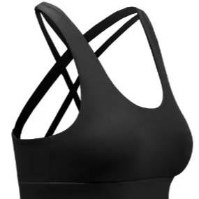 Women's One-piece Push-Up Wire-Free Seamless Breathable Quick Dry Sports Support Fitness Bra Cross Back Underwear