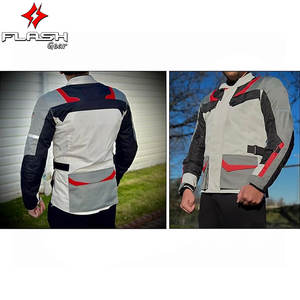 Hommes moto moto 3/4 Cordura Textile imperméable blindé veste de protection équipement d'équitation CE approuvé épaule - Product Image 6