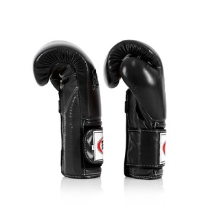 Gants de boxe Fairtex Pro Style Sparring en cuir véritable, équipement de Muay Thai, gants de boxe d'entraînement à fort impact pour le kickboxing et le MMA - Product Image 3