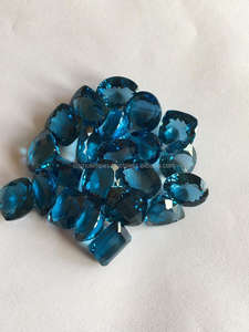 พลอยบุษราคัมสีฟ้า AAA เกรดพลอยได้รับการรับรองจากความร้อนสำหรับเครื่องประดับ - Product Image 4