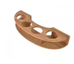 Haute Qualité Bois Porte-Verre Rack Dîner Parties Organisateur 6 Jus Porte-Verre Rack Au Meilleur Prix - Product Image 6