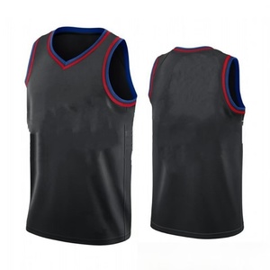Maillot de basket-ball personnalisé à col rond, respirant, à séchage rapide, anti-transpiration, sans manches, léger - Product Image 2
