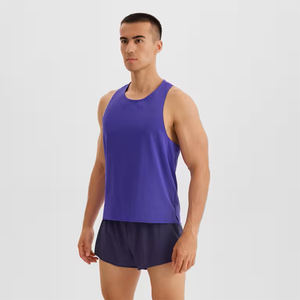 เสื้อกล้ามกีฬาผู้ชาย แห้งเร็ว ระบายอากาศดี ไม่มีแขน เหมาะสำหรับออกกำลังกาย วิ่ง ฟิตเนส และฝึกซ้อม - Product Image 2