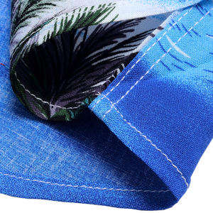Chemises hawaïennes à manches courtes pour hommes, personnalisées, avec fleur imprimée par sublimation, vêtements de plage décontractés boutonnés à séchage rapide pour hommes - Product Image 4